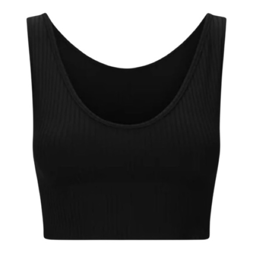 Akosha Athletic Tank Large Black Sculpting Fit Gorpcore BNWT